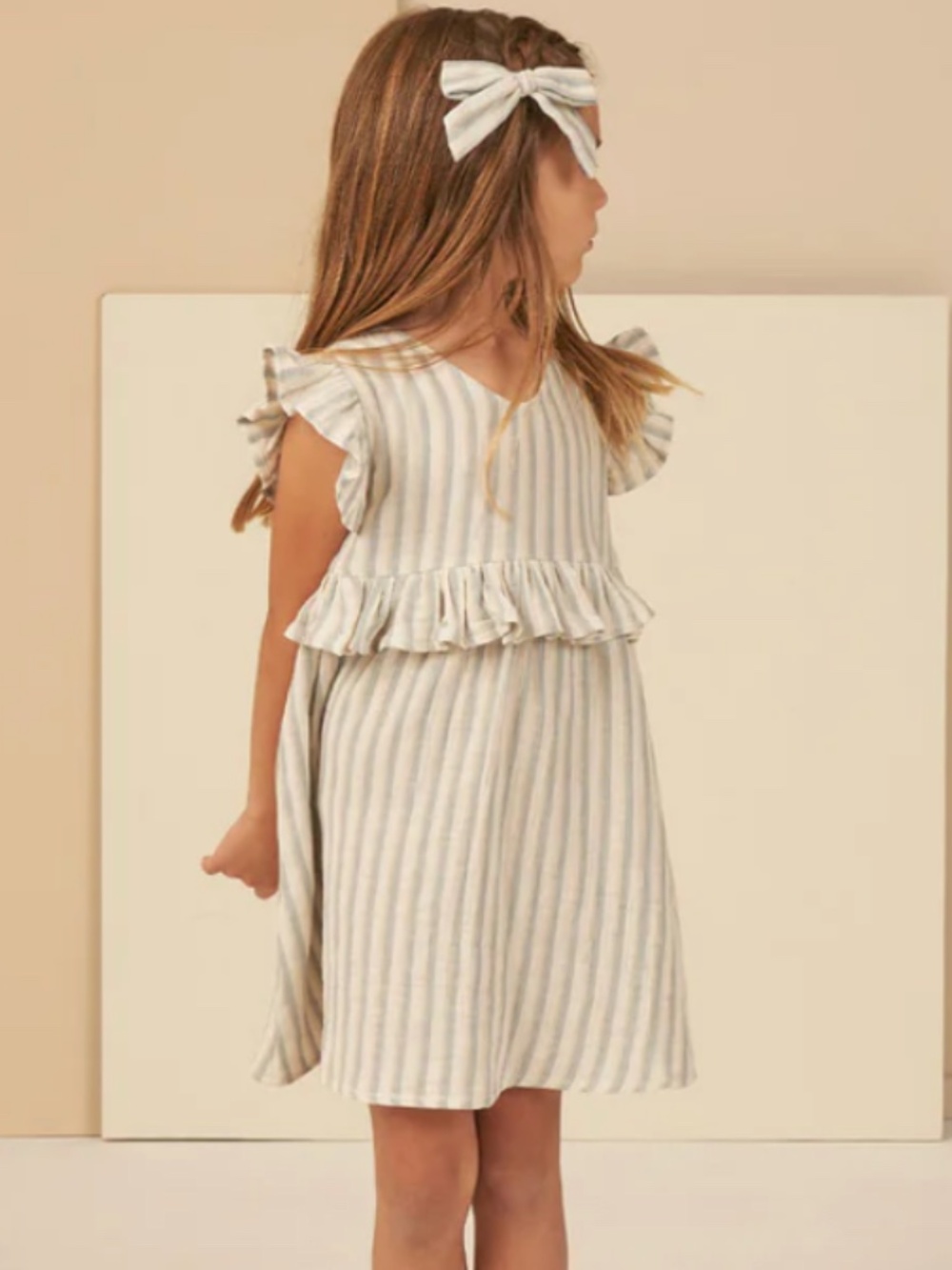 Rylee + Cru Ocean-Stripe Brielle Dress size 4/5